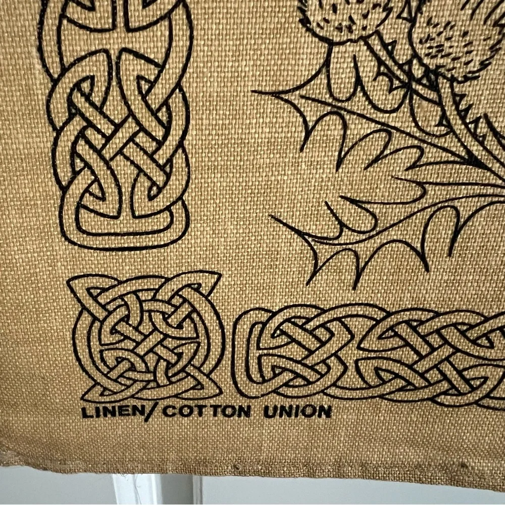 Vintage “A Scots Toast” Kitchen Towel / Wall-hanging